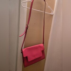 Elegant Coral Pink Crossbody Bag